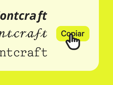 Copie seu estilo de cursiva favorito