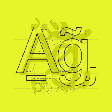 Elementos de la tipografía zalgo