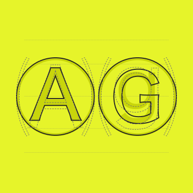 Elements of bubble typography