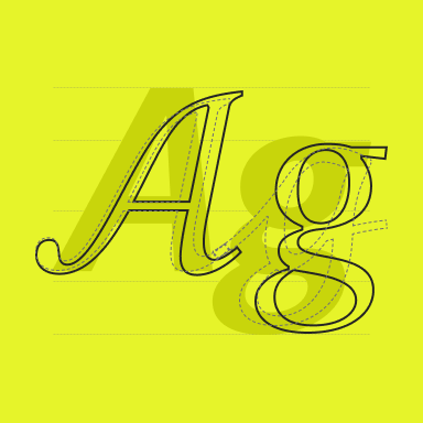 Elements of italic typography