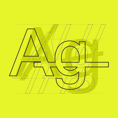 Elements of strikethrough typography
