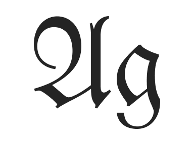 Estilo de letras góticas 3