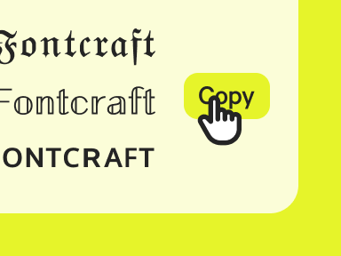 Copy your favorite fancy text style