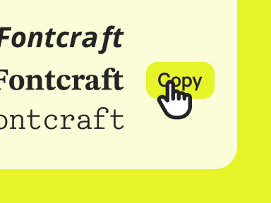 Copy your favorite Instagram font