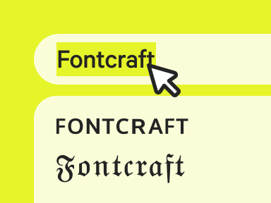 Type your text into the small text generator