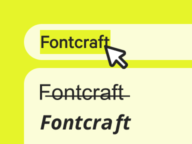 Type your text into the strikethrough text generator