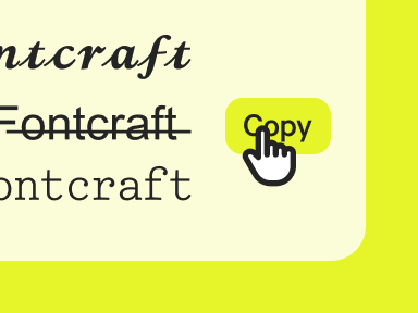 Copy your favorite strikethrough style