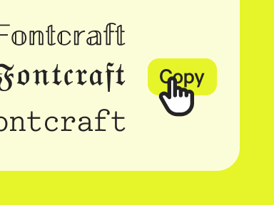 Copy your favorite Twitter font