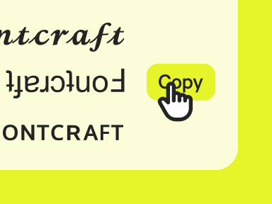Copy your flipped text