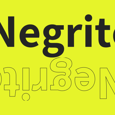 Como são as letras em negrito