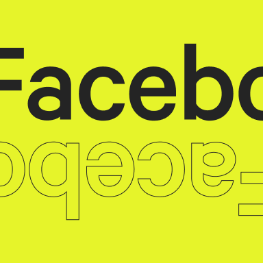 Cómo se ven las letras para Facebook