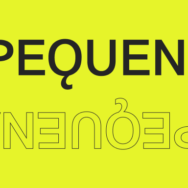 Cómo se ven las letras pequeñas