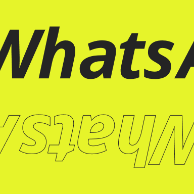 Cómo se ven las letras para WhatsApp