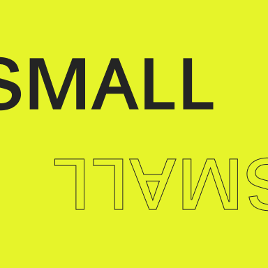 What small text looks like